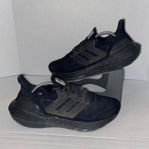 Adidas Ultraboost 21 FY0306 Triple Black Running Sneakers Shoes Mens Size 12